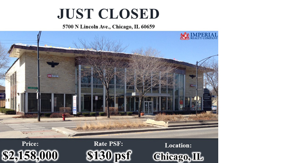 Sale of 5700 N Lincoln Ave in Chicago